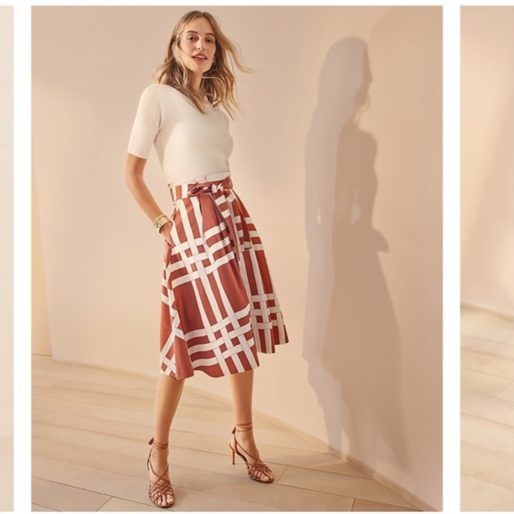 Ann Taylor Basketweave Skirt